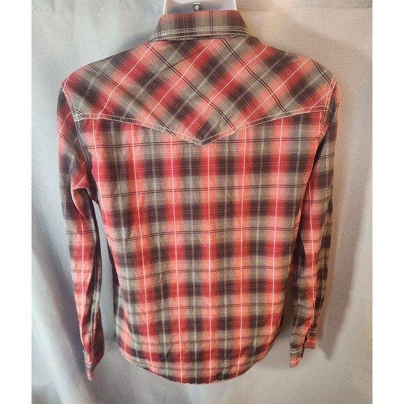 Rafter C Red Dirt Collection Pearl Snap‎ Shirt Mens Medium Lightweight Western - Picture 2 of 7
